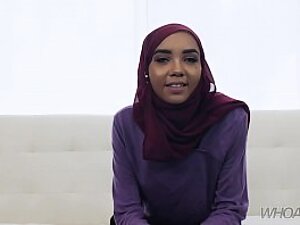 teeny muslim teenage gets a chunky gloomy cock